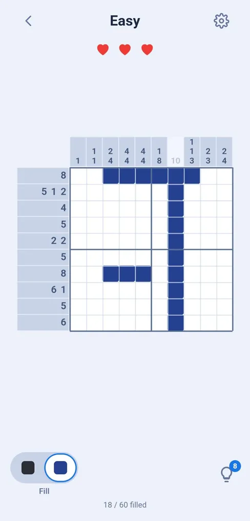 Screenshot of pUZfill