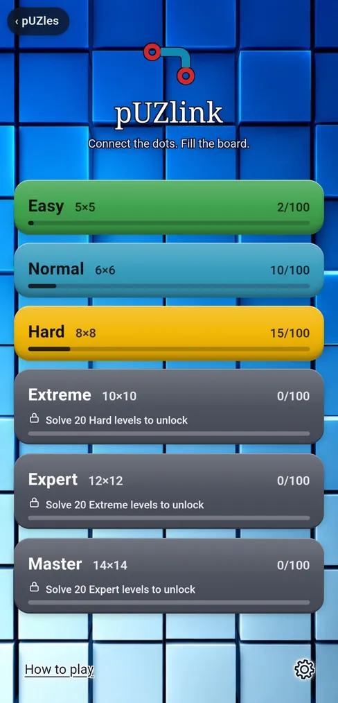 Screenshot of pUZlink