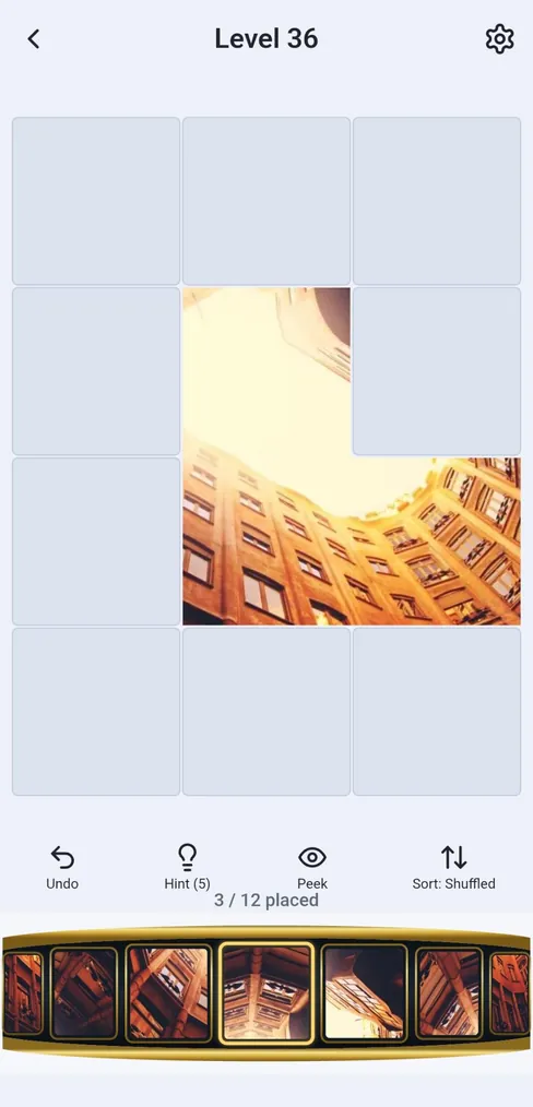 Screenshot of pUZsaw